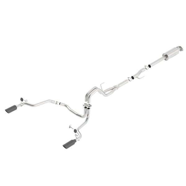 Borla 15-16 F150 3.5L/2.7L/5.0L AT EC(78.8IN)/CC(67.0IN) ATAK 3.00IN, 2.25IN 140616BC - main